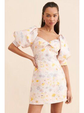 HUTCH Floral Jacquard Dress Size in Multi US 4